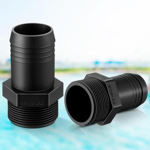 Saillong 2 Pcs Hose Male Insert Adapter Compatible with Hayward SPX1091Z2, S240PAK1, S200PAK1, S160TPAK1, PAK3, S160T, S190T, Pool Hose Adapter Replacement for Sand Filters