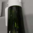 TrendPlain - Original 16oz/470ml Olive Oil Dispenser Bottle for Kitchen Gadgets and Air Fryer Accessories - Olive Oil Sprayer for Cooking w/Stickers - White