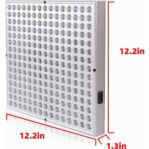 LED Red Light Therapy Device - 45W LED Panel Deep 660nm & 850nm Light Combo for Skin Beauty, Muscle & Joint Pain Relief