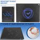 XYJ Authentic Since 1986, Cutting Boards for Kitchen, Meat, Vegetables, Plastic Chopping Board, Dishwasher Safe, Juice Groove, Non-Slip, Durable Cutting Board Kitchen Utensil Tool