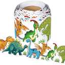 Dinosaur Bulletin Board Border, 65.6Ft Cute Dinosaur Themed Classroom Border Dinosaur Border Trim Dinosaur Border for Bulletin Board Chalkboard Wall Decor Back to School Party Decor