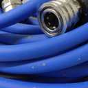 Kink Resistant 1/4" Pressure Washer Hose 50FT3600PSI Power Washer Hose ReplacementM22-14mmwith 3/8" Quick Connect Adaptor for GreenWorksRyobi etc Household High-Pressure Washers