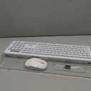 Wireless Keyboard and Mouse Combo, RGB Backlit, Rechargeable & Light Up Letters, Full-Size, Soft Typing, Sleep Mode, 2.4GHz Quiet Keyboard Set for Mac, Windows, Laptop, PC, Trueque (Rose Pink)