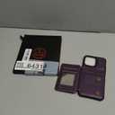 Vinich for iPhone 14 Pro Max Wallet Case with Card Holder, RFID Blocking Credit Slots Kickstand Shockproof Phone Cover Fit for iPhone 14 Pro Max 6.7" Purple