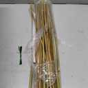 2ft Natural Bamboo Plant Stakes for Tomatoes, Beans, Flowers, Potted, Climbing Plants 21pcs