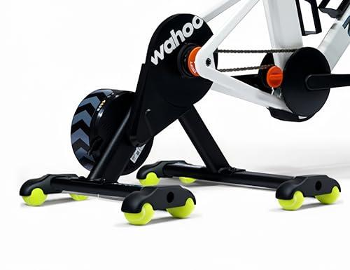 MCNULGUR 4 Pack Rocker Feet & 8 Tennis Ball Kit for Wahoo KICKR CORE 2 - Stabilize, Silence, and Elevate Your Indoor Cycling Experience (Black)