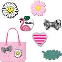 2 x 6PCS Accessories for Bogg Bag Snap-In Charms Compatible with Bogg Bags, Cute Beach Bag Decorations for Women & Girls