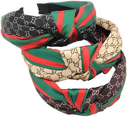 AKarrLili Hair bands Classic pattern 3 in 1 Soft and comfortable hair bands Styling Fixed hairstyle for women