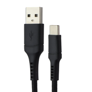 CELLCandy 10FT USB-A to USB-C Braided Charge & Sync Cable - Black