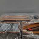 Vinyl Record Player with Speakers,Bluetooth Portable Turntable for Vinyl Records,Phonograph LP Player with 3 Speed USB RCA in Vintage Brown