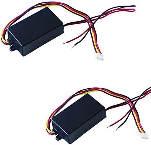 MACHSWON 3-Step Sequential Flow Semi Dynamic Chase Flash Tail Light Module Boxes Black