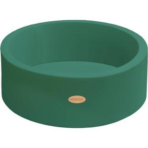 Baby Ball Pit 35.4" Soft Round Memory Foam Ball Pits NOT Included Balls Indoor Outdoor Playpen for Babies Toddlers Kids Great Gift for Girls Boys, Dark Green