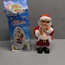 Gfilay Electric Santa Claus Toy with Shaking Belly and Feet, Singing and Dancing Musical Christmas Doll, Xmas Gift