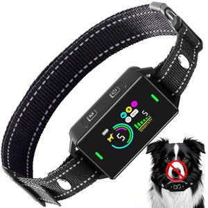 Dog Bark Collar for Large Medium Small Dogs, Smart Bark Collar with 5 Adjustable Sensitivity, Anti-Barking Training Collar for Dogs, Rechargeable Shock Collar with Beep Vibration