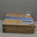 Gibson Elite Sunveil 16 Piece (Service for 4) Plates and Bowls Reactive Glaze Round Dishes Stoneware Ceramic Dinnerware Set -Blue