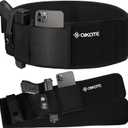 AIKATE Upgraded Belly Band Holster for Concealed Carry, Deep Concealment Gun Holster for Men, Waistband Holsters Fits for Glock 19, 17, M&P Shield 9MM Most Pistols (Fits Belly Up to 38", Right)