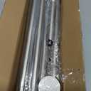 Mcrbeay Shower Curtain Rod, 1" Diameter Heavy Duty Tension Shower Rod, Non Slip Adjustable 28-102 inch No Drill Shower Curtain Rods Spring Tension For Bathroom, Shower Stall, No Rust, Brushed Nickel