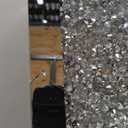 Floor Crushed Diamond Mirrored Vase 27" Tall, Crystal Silver Glass Decorative Mirror Large Size Luxury for Home Decor. Can't Hold Water.