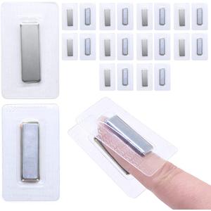 SEMINI Hidden Sew Magnetic Snap Invisible Hidden Sew in PVC Hidden Purse Closure for Fastener Handbag Cloth Clasp DIY Craft Sewing Tools (30x10mm)