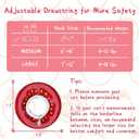ANWA Adjustable Cat Cone Collar Soft, Cute Cat Donut Collar After Surgery, Kitten Recovery Cones to Stop Licking, Small