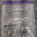 Cabinet Door Locks for Baby Proofing and Child Safety, 4 Pack Childproof Cabinet Locks with Adhesive for Drawer Cupboards Fridge Closet and Pantry, Child Proof Latch for Protecting Kids (White-4PCS)