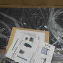 Mailbox,with Mounting Post,Comes with 4 Keys, Mailboxes for Outside,Locking Mailbox,Large,Black,Metal Mail Box,Heavy Duty,