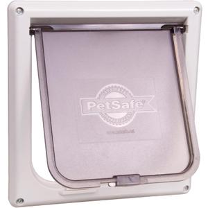 PetSafe Interior Cat Door: 2-Way Locking, Indoor Pet Door Flap - Tinted Privacy Door for Cat Litter Box or Pet Feeder, Built-in Door Lock, Durable Door Frame, DIY Easy Install, Hardware Kit Included (1 Count (Pack of 1))
