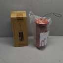 Metal Squirrel Proof Bird Feeder,Bird Feeders for Outdoors,Weight Activated Squirrel Proof Wild Bird Feeders with Finch Cardinal Chickadee,Large Capacity,Weatherproof and Durable,Reddish Brown