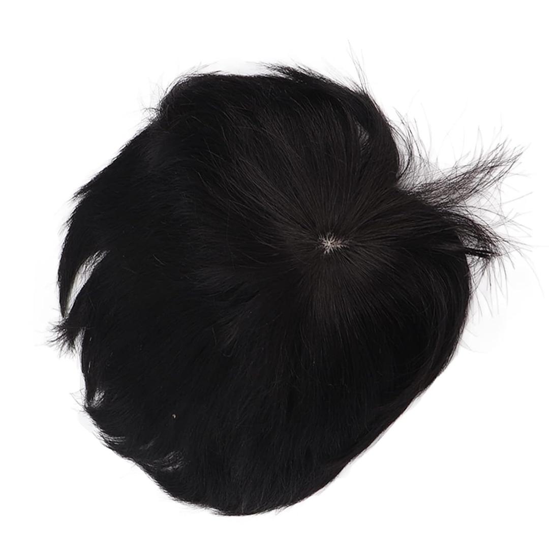 Men Hair Toupee, Men Top Hair Piece Men Toupee Men Hair Replacement System Men Hair Piece Fashionable Men Toupee