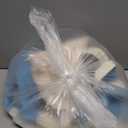 3 Pcs Empty Mahjong Canvas Bag Gift Embroidered American Mahjong Set Incl Tiles Bag and Racks & Pushers Drawstring Bags (Blue)