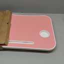 Laptop Bed Desk, Foldable Lap Desk, Portable Lap Table, Laptop Stand with Cup Holder & Tablet Slot & Lifting Handle for Working Writing Drawing & Eating - Pink