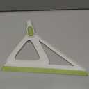 Rubber Squeegee Broom for Floor - RONSUNG Multifunction Scraping Silicone Sweeper, Squeeze Broom Sweeping Water (Green)