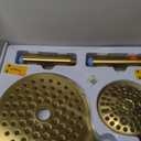 MakeFit Dual Filtered Rain Shower Head Combo, High Pressure Handheld Shower Head with Adjustable Bar - Rainfall Shower Head And Showerhead with Filter for Hard Water - Removes Chlorine(Gold) (8 Inch Filtered)