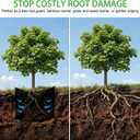 Convivium Tree Root Barrier Roll, 60mil Recycled HDPE Root & Bamboo Barrier for Landscaping, Heavy-Duty Root Blocker for Sidewalks, Driveways & Garden Edging (24in x 50ft x 60mil)
