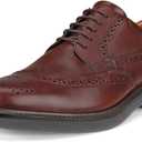 ECCO Men's London Wingtip Oxfords (10-10.5, Cognac)
