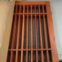 Urnporium Freestanding Wooden Dog Gate Foldable Indoor Pet Gate No Drill Expandable Barrier for Doorways Stairs Hallways Portable Wood Fence for Small Dogs & Puppies (Brown Pet Gate, 3 Panel 24" Tall)