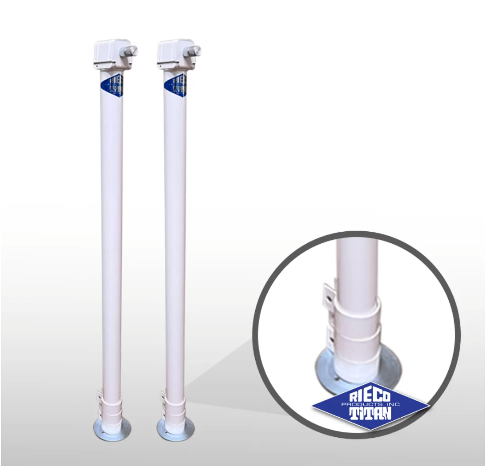 4-Corner Brackets & Extensions / Four Corner Mechanical Jack, Container of 2, No Brackets , Full 36" Lift