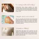 Double Sided Sticky Bra Inserts, Reusable Push Up Adhesive Pads with Padding for Bikini, Swimsuit, Sports Bra & Strapless Dresses Beige C