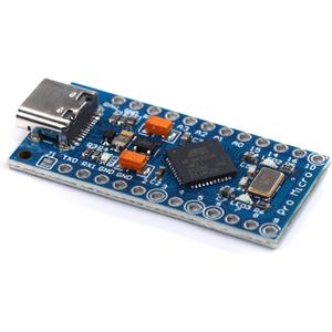 Teyleten Robot Type-C Pro Micro Atmega32U4 5V 16MHz Module Board Micro USB Pro Micro Development Board Micro Controller 2pcs