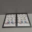 8x10 Picture Frame Set of 2, Black Photo Frames High Transparent Wall Gallery Desktop Horizontal Vertical for Canvas Collage Photo Poster Certificate 8 x 10 inches