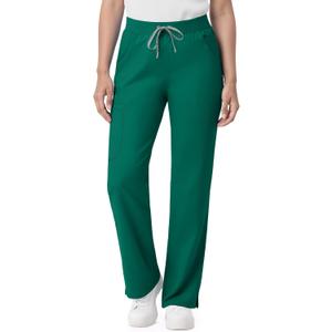 Scrub Pants for Women - Straight Leg Medical Scrub Pants with 6 Pockets - Drawstring Soft Stretch Women Scrub Pant (Green, S)
