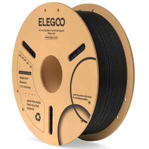 ELEGOO Matte PLA Filament Matte Black 2KG, 1.75mm 3D Printer Filament Dimensional Accuracy +/- 0.02mm, 1kg Carboard Spool