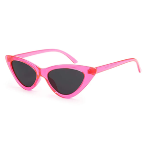 livho Retro Vintage Narrow Cat Eye Sunglasses for Women Clout Goggles Plastic Frame