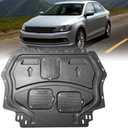 Engine Guards Mud Flaps for VW Jetta 2006-2018 Front Engine Splash Shield Guards Suitable for Jetta 2012-2018 Under Engine Cover Directly Replace Original One Black