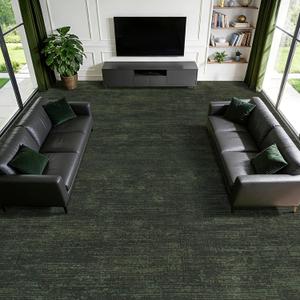 9x12 Washable Area Rug, Dark Green Solid Area Rugs for Living Room&Bedroom