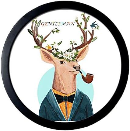 RayLineDo Round Picture Frame Wall Hanging Photo Frame Living Room Decor Art Painting Mural Frame (Black 7 inch)