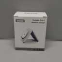 Charging Station for Apple Multiple Devices - 3 in 1 Foldable Magnetic Wireless Charger Dock - Travel Charging Pad for iPhone 16 15 14 13 12 Pro Max Plus Watch & Airpods (White)