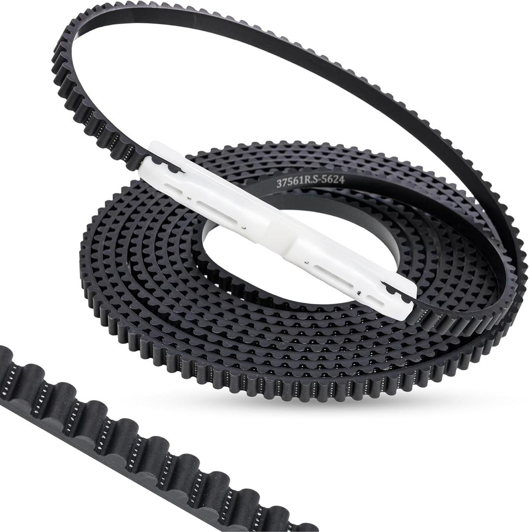 BlueStars Upgraded 37561R.S Belt for 7FT Garage Door - Compatible with Genie 1028 1128 2028 2128 3020 3042 3024 3120 Silentmax 1000 1200 Intellig 1000 1200-223'' Garage Door Opener Belt Replacement