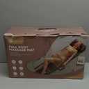 Massage Mat, Detachable Neck Massager, Full Body Vibration Heating, Massage Pad with 10 Vibrating Motors and 9 Speed Settings for Home Office Use, Gift for Men Women Parents Christmas,Black