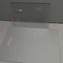 Tempered Glass Cutting Board for Kitchen, 2PCS Clear Chopping Board with Handle (16"x12" & 12"x8"), Plastic Free, Scratch Resistant, Heat Resistant, Dishwasher Safe, Non-toxic, Easy to Clean